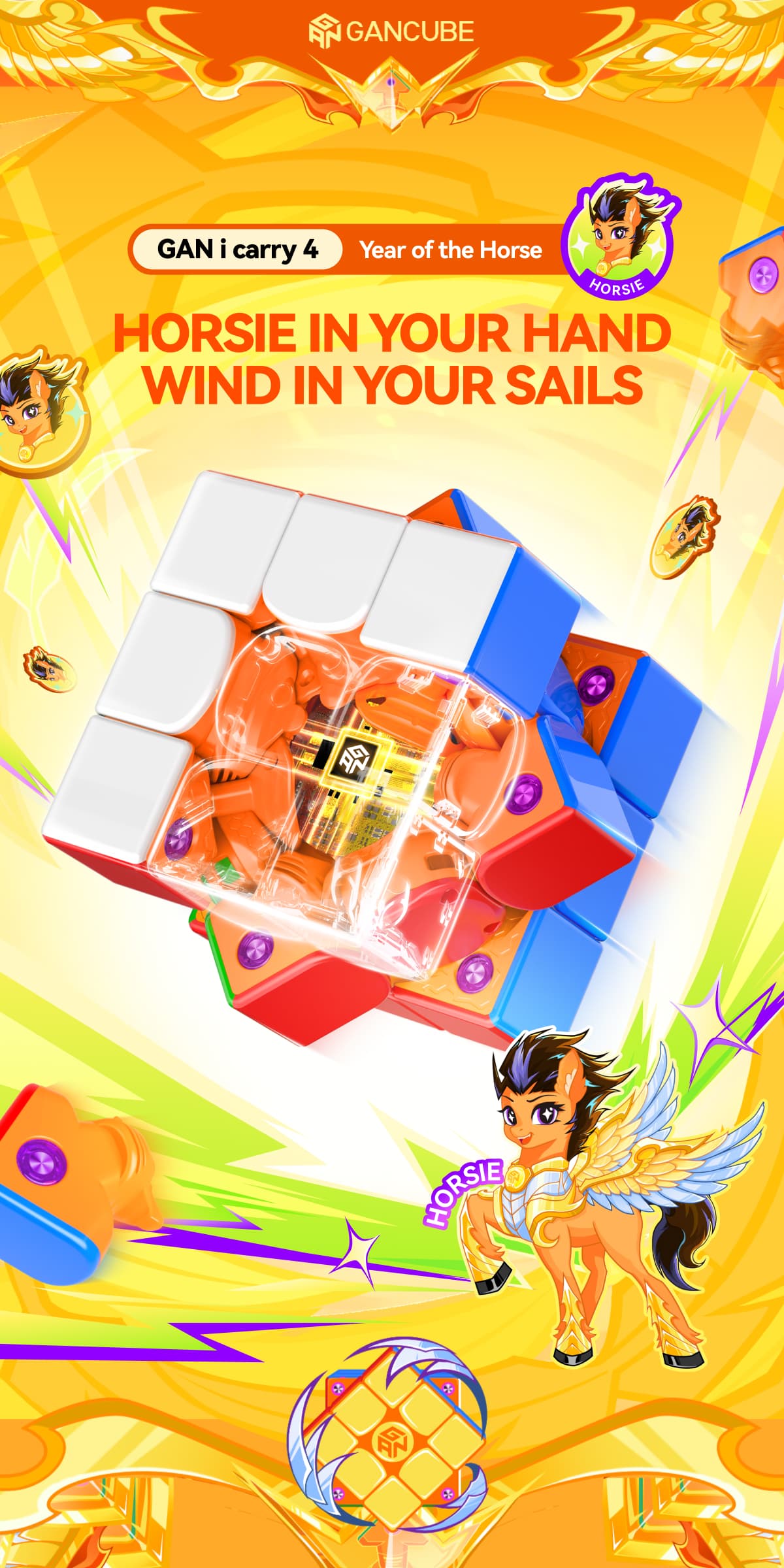 GAN356 i Carry 4 (Year of Horse Edition) - Frosted image 16