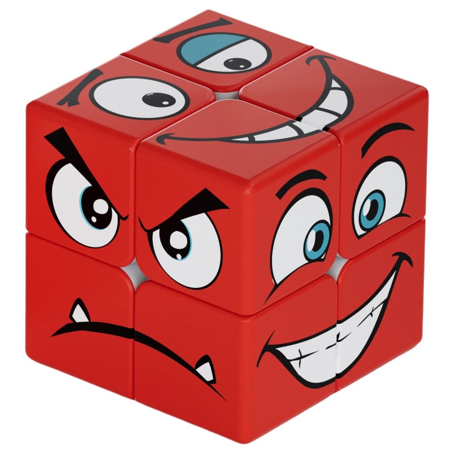 Z-Cube Red Face Cube - Red image 2