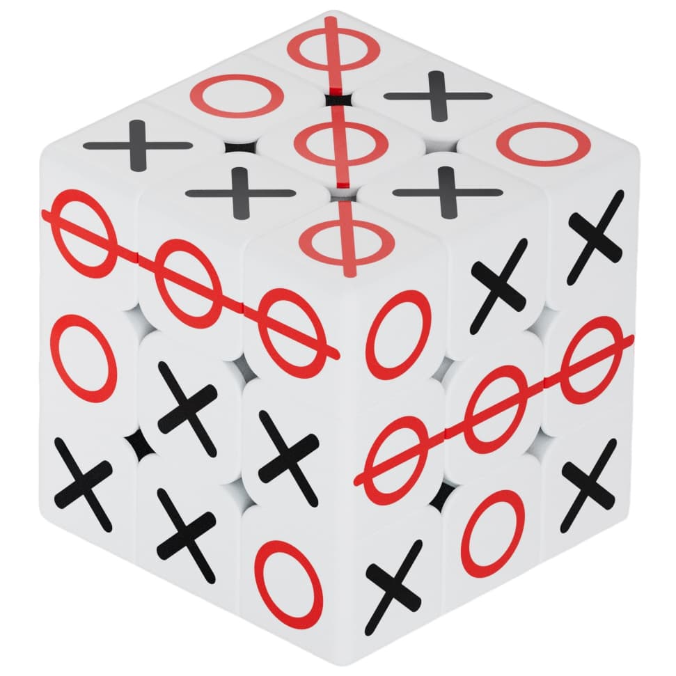 Z-Cube Tic-TAC-Toe Cube - White image 2