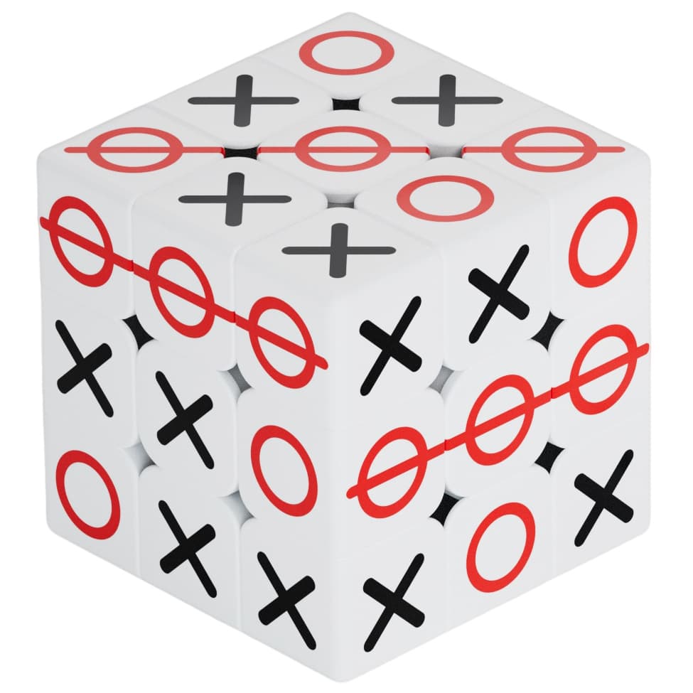 Z-Cube Tic-TAC-Toe Cube - White image 1
