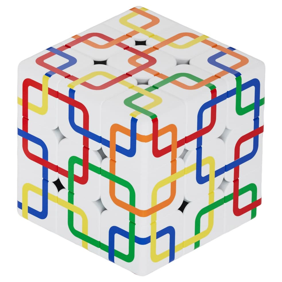 Z-Cube Grid Chain Cube - White image 2