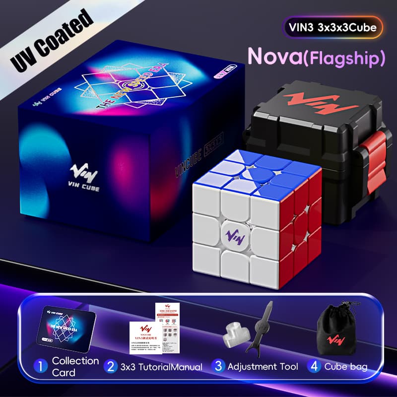 VinCube 3x3 Nova Maglev Ball Core UV - Stickerless image 2