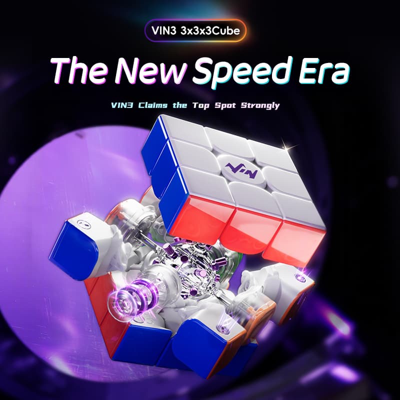 VinCube 3x3 Nova Maglev Ball Core UV - Stickerless image 5