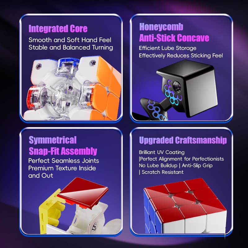 VinCube 3x3 Nova Maglev Ball Core UV - Stickerless image 10