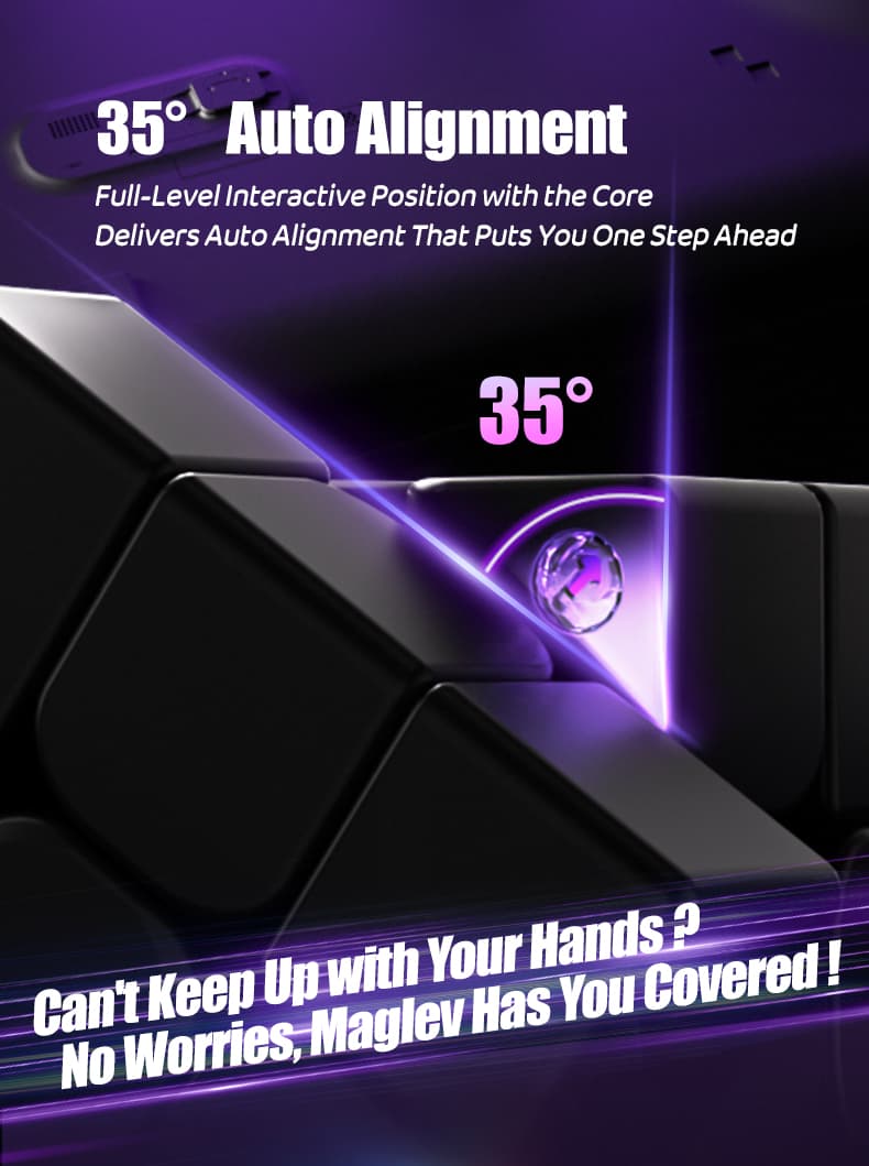 VinCube 3x3 Nova Maglev Ball Core UV - Stickerless image 18