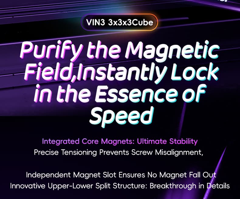 VinCube 3x3 Nova Maglev Ball Core UV - Stickerless image 21