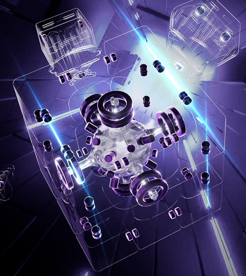 VinCube 3x3 Nova Maglev Ball Core UV - Stickerless image 27