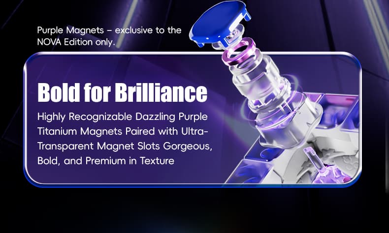 VinCube 3x3 Nova Maglev Ball Core UV - Stickerless image 28