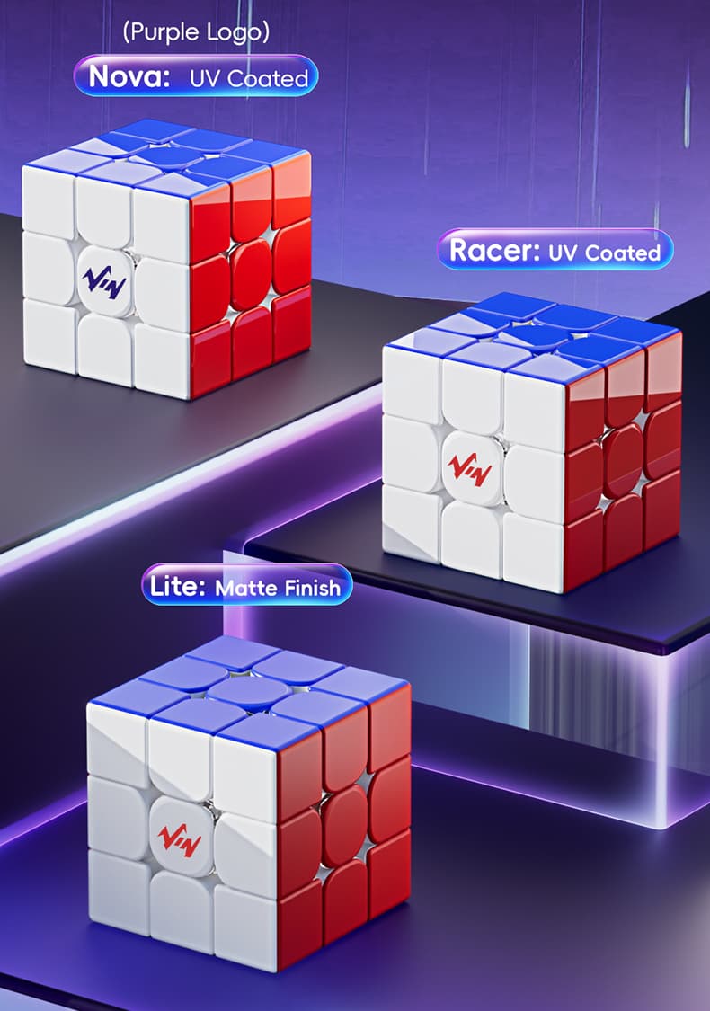 VinCube 3x3 Nova Maglev Ball Core UV - Stickerless image 41