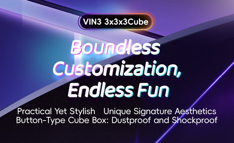 VinCube 3x3 Nova Maglev Ball Core UV - Stickerless image 42