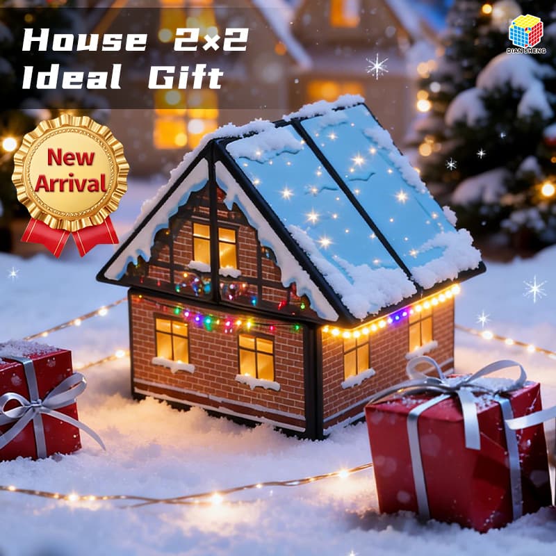 DianSheng House Cube 2x2 - Red image 3