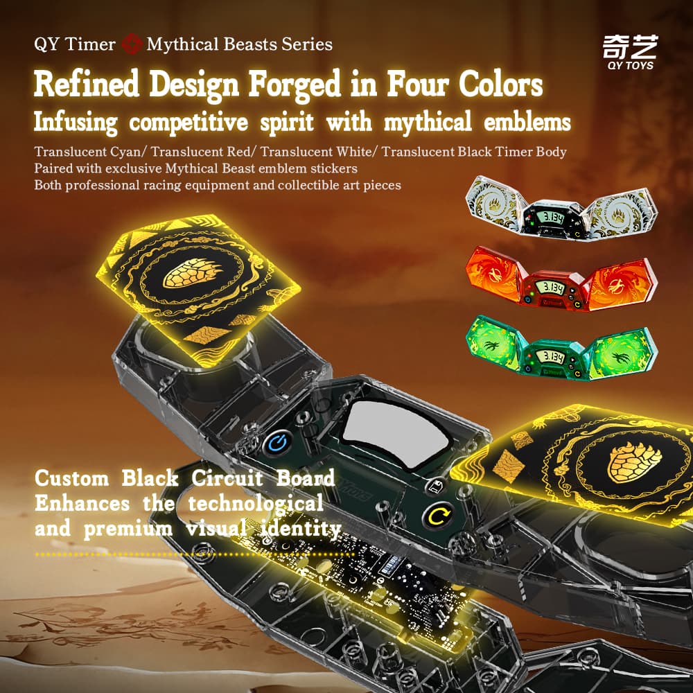 QiYi Timer VermilionBird - Trans.Red image 13