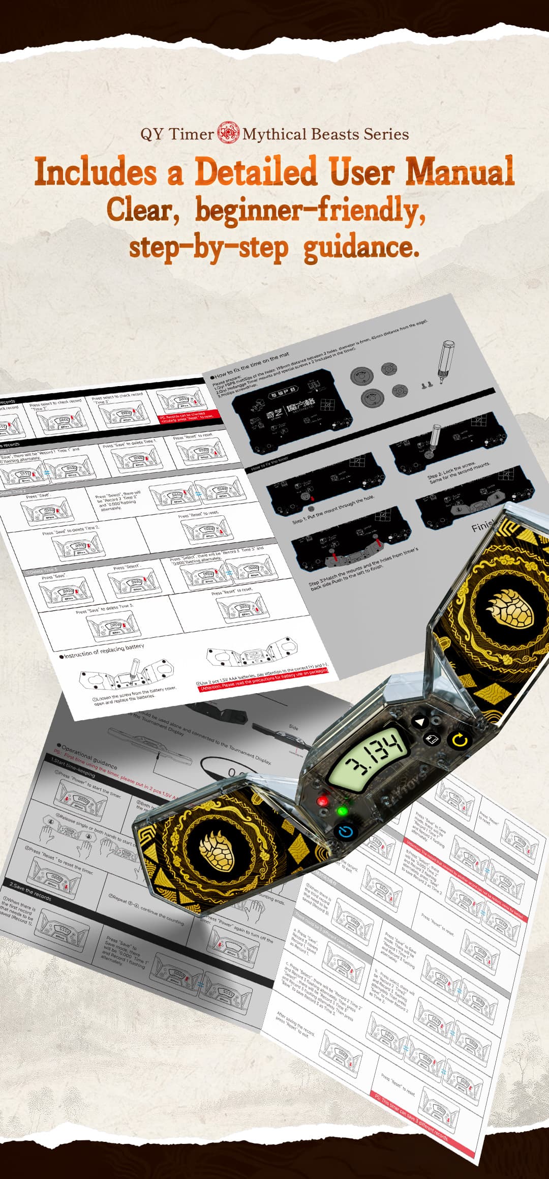 QiYi Timer VermilionBird - Trans.Red image 25