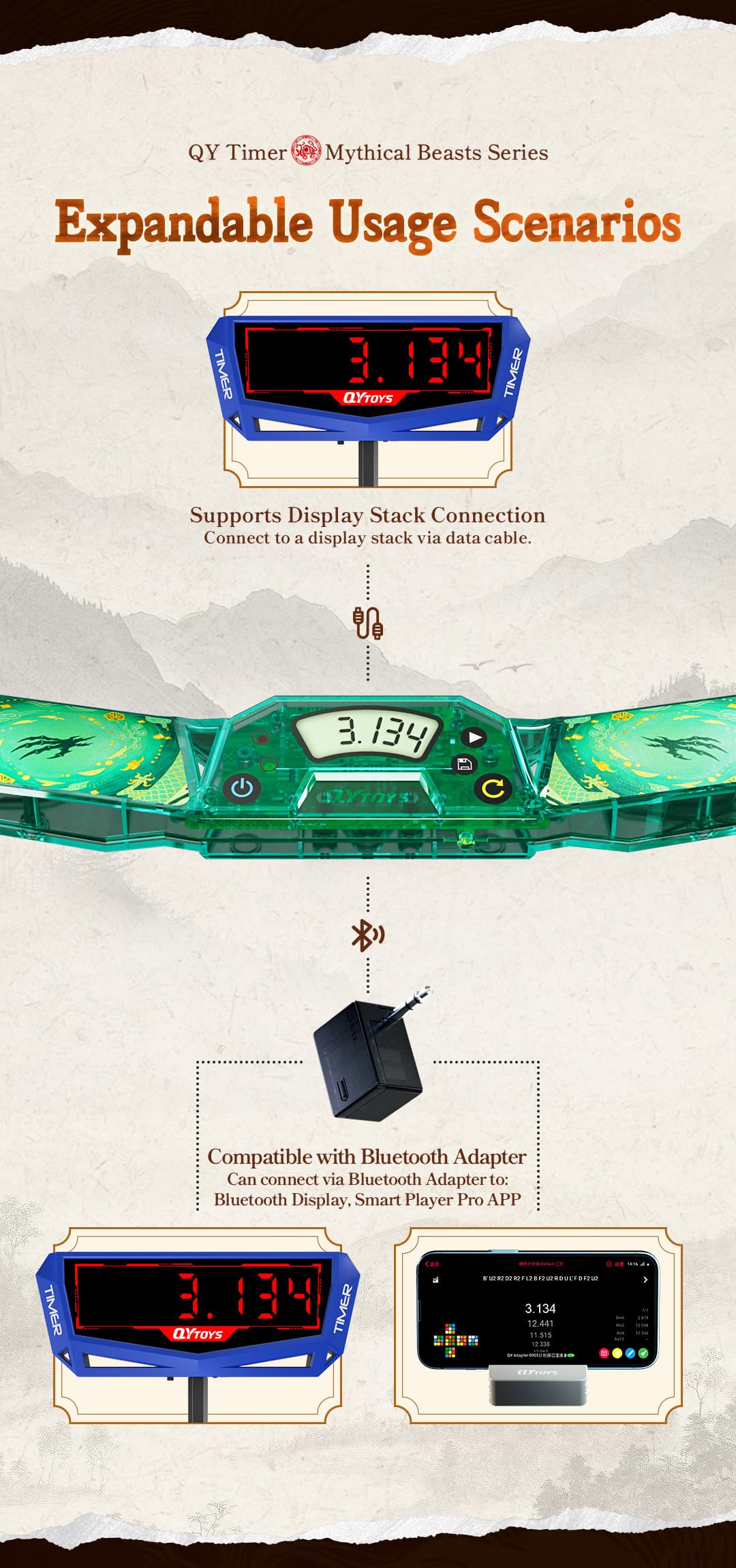 QiYi Timer AzureDragon - Trans.Green image 4