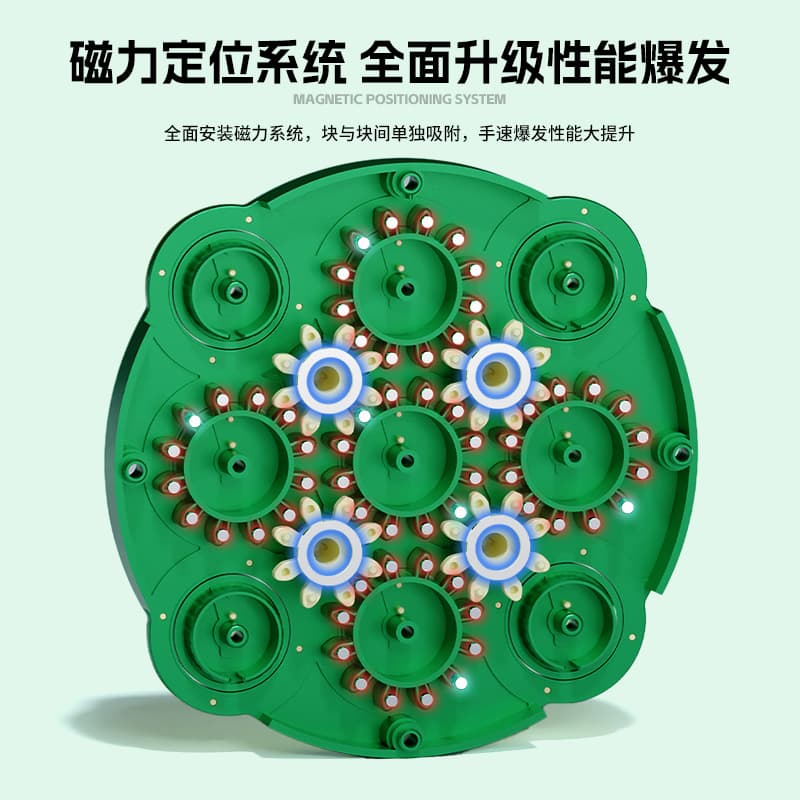 SengSo 4x4 Magnetic Clock V2 Limited - Green image 7