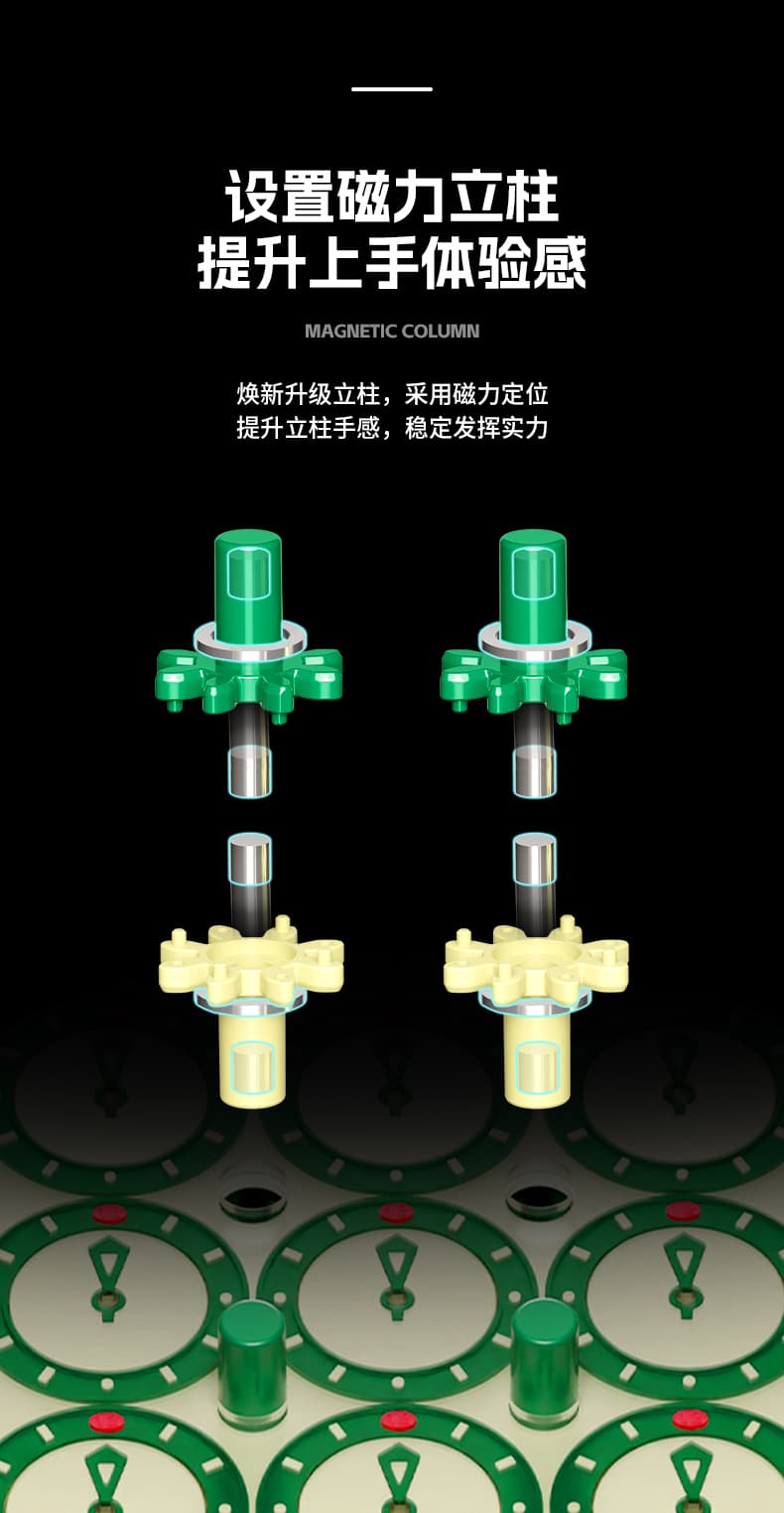 SengSo 4x4 Magnetic Clock V2 Limited - Green image 15