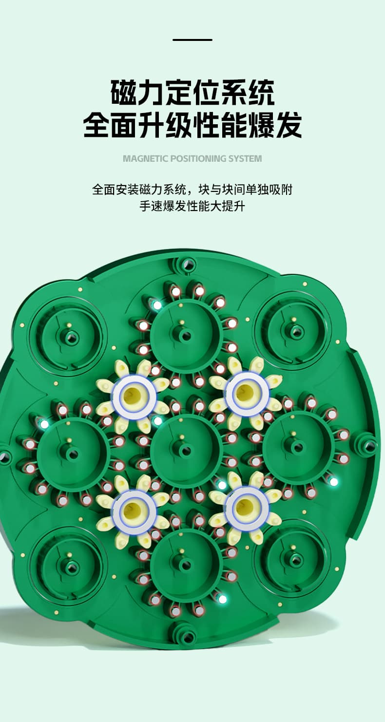 SengSo 4x4 Magnetic Clock V2 Limited - Green image 16