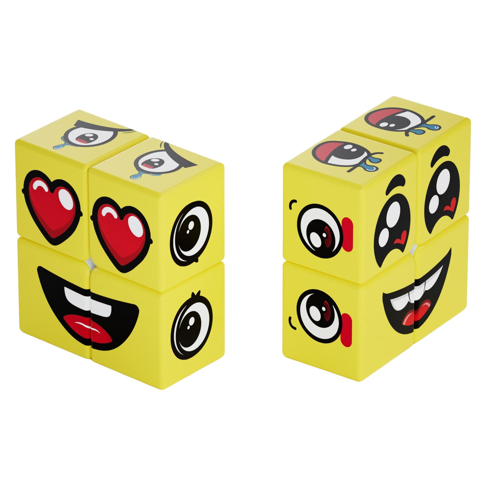 Z-Cube Yellow Face 1x2x2 Cube - Yellow image 3