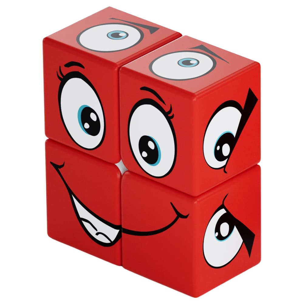 Z-Cube Red Face 1x2x2 Cube - Red image 1
