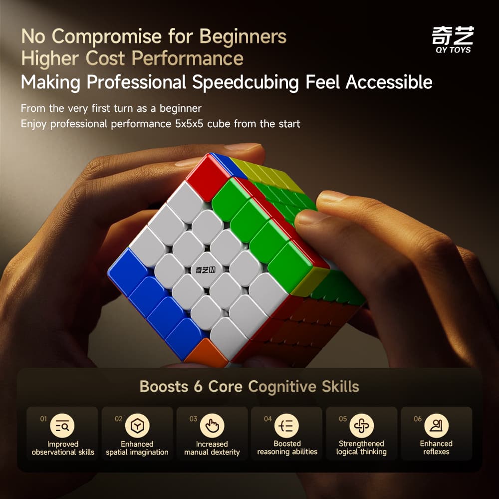 QiYi Warrior 5x5 Magnetic UV - Stickerless image 5