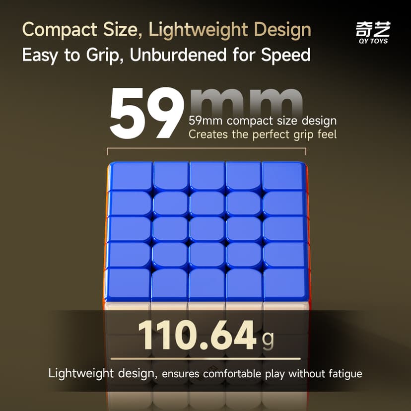 QiYi Warrior 5x5 Magnetic UV - Stickerless image 6