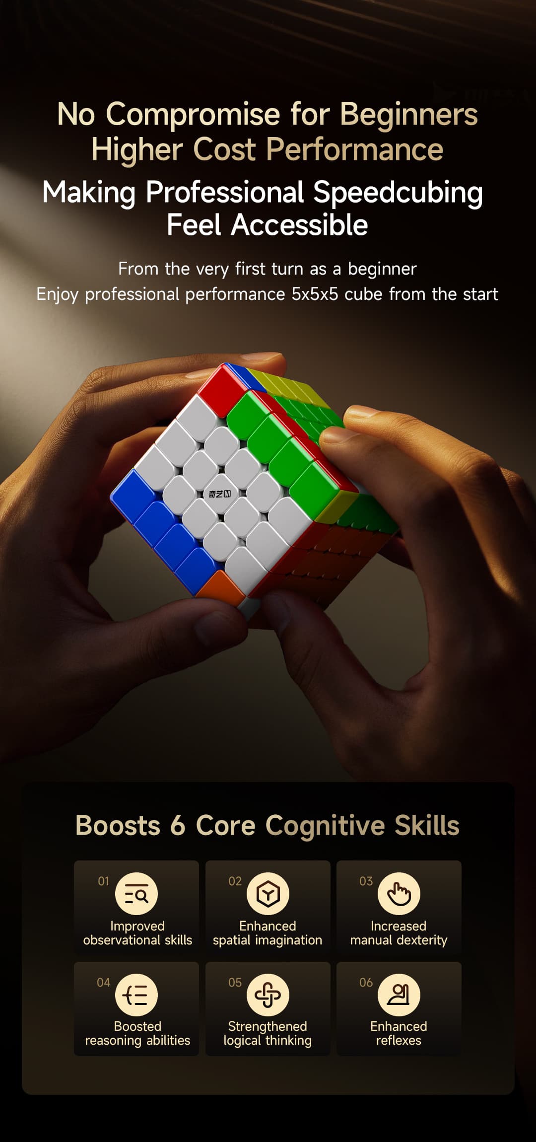 QiYi Warrior 5x5 Magnetic UV - Stickerless image 14