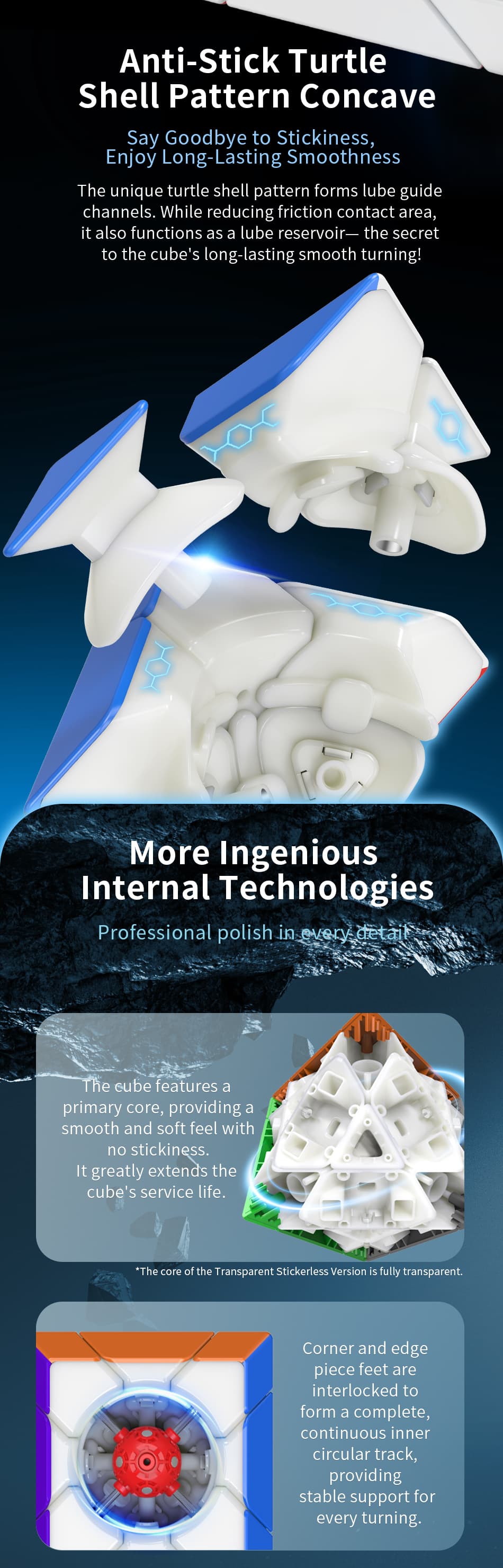 DianSheng Dual Octahedron Ball Core - Transparent image 12