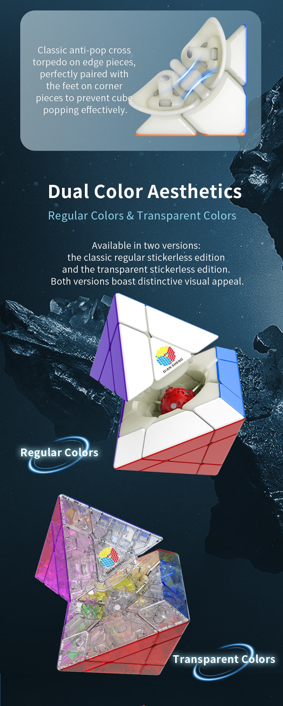 DianSheng Dual Octahedron Ball Core - Stickerless image 15