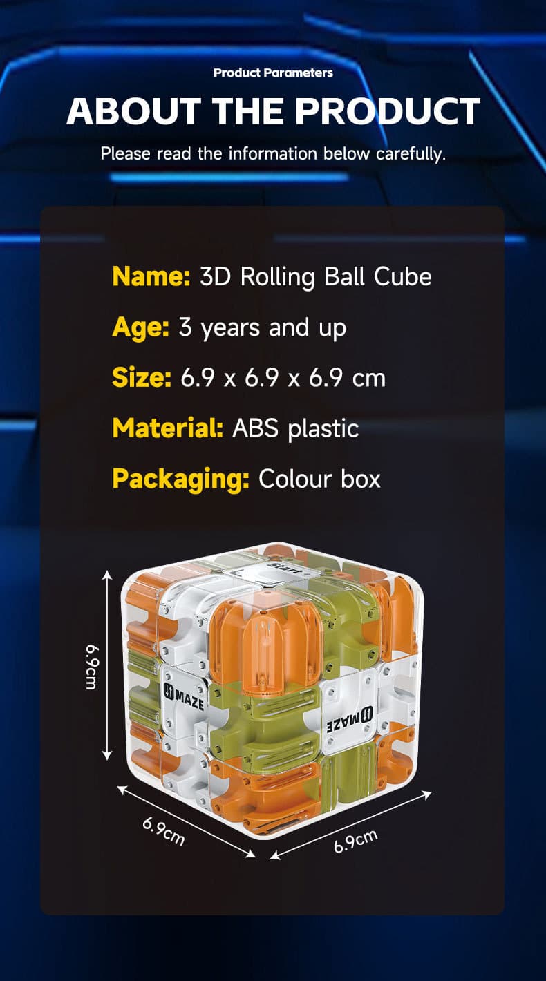 Labrynth 3D Maze Cube - Morandi image 4