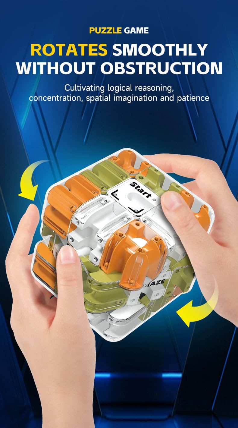 Labrynth 3D Maze Cube - Morandi image 8