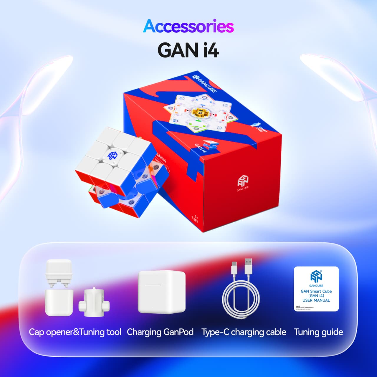 GAN i4 Leap Frosted - Stickerless image 2