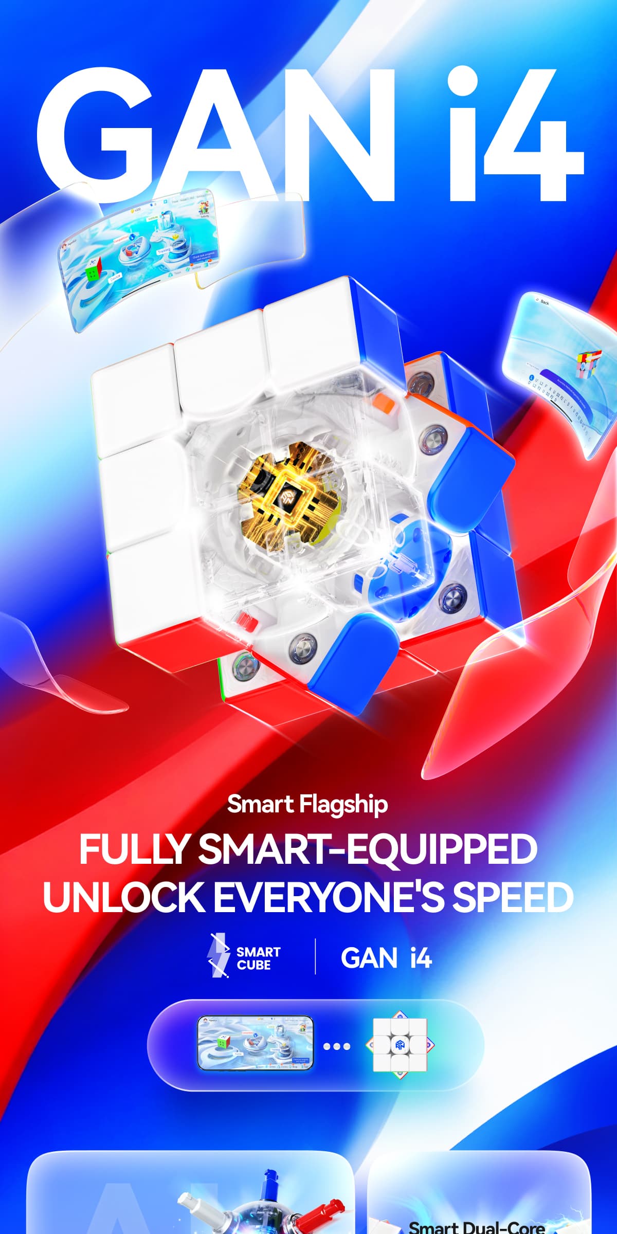 GAN i4 Leap Frosted - Stickerless image 43