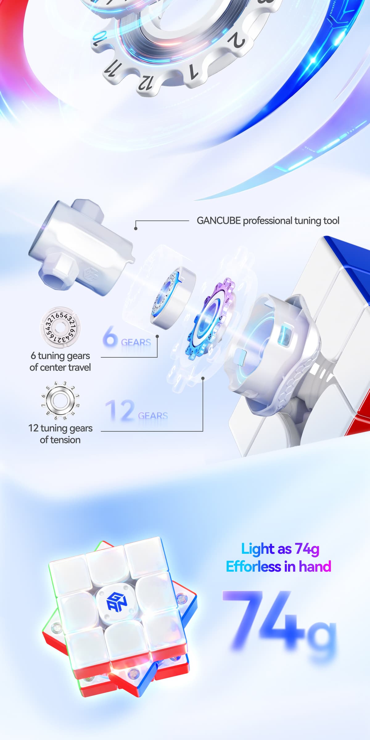 GAN i4 Leap Frosted - Stickerless image 50