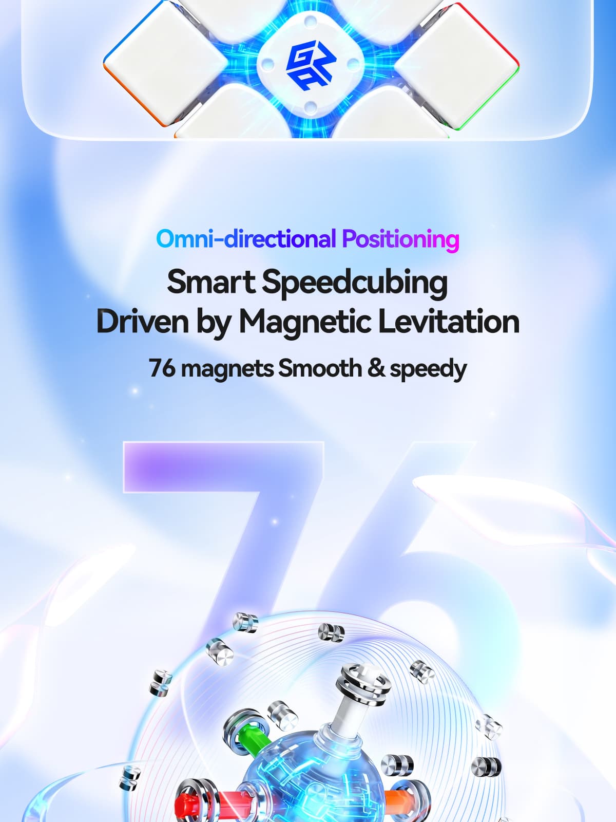 GAN i4 Leap Frosted - Stickerless image 63