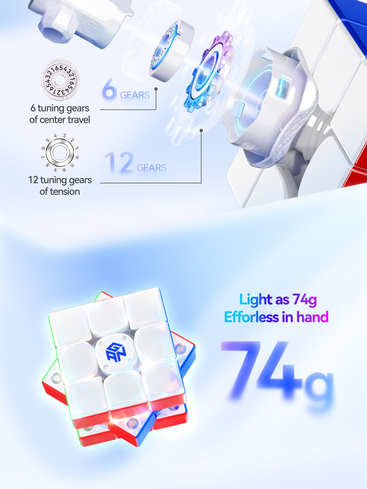 GAN i4 Leap Frosted - Stickerless image 66