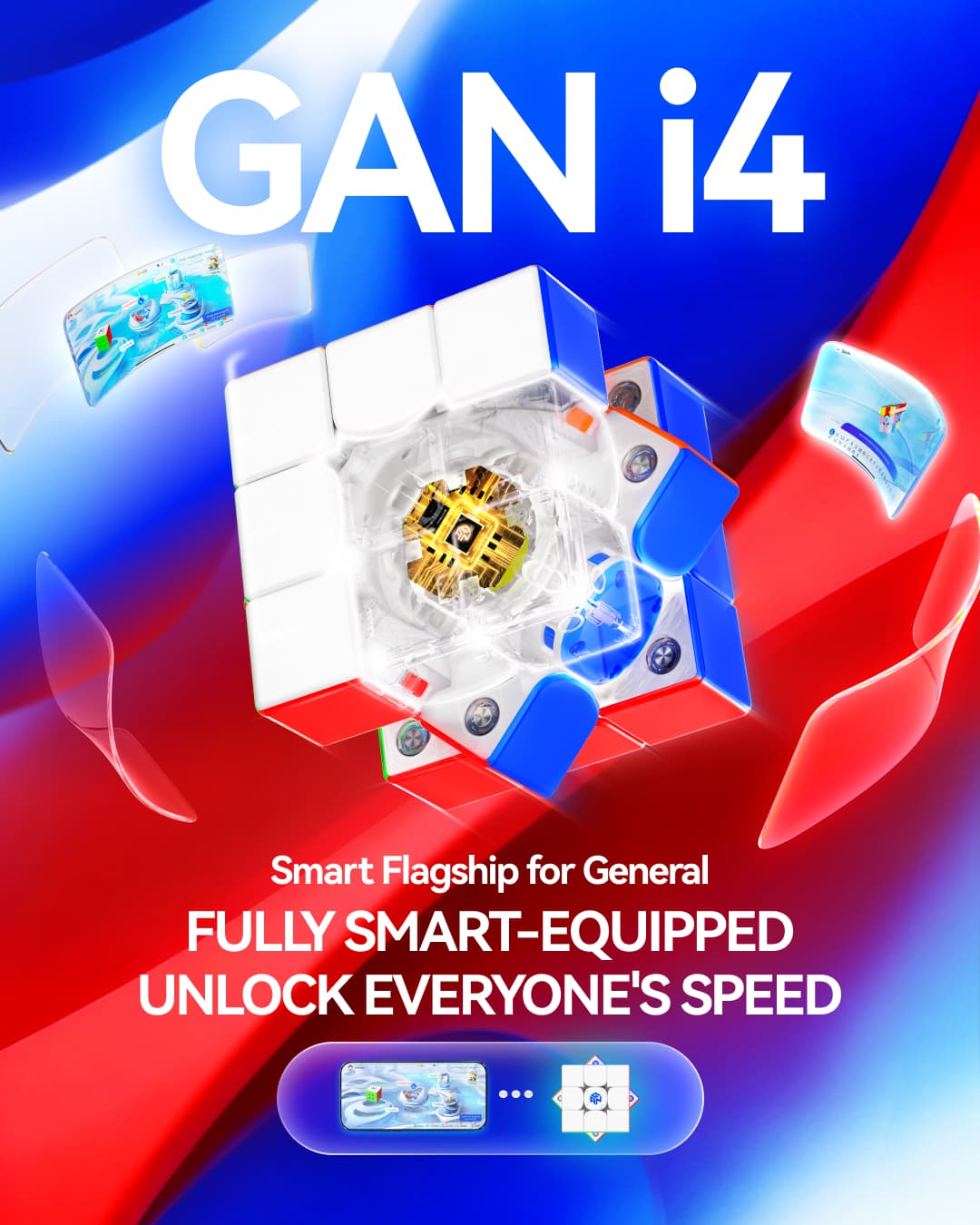 GAN i4 Leap Frosted - Stickerless image 87