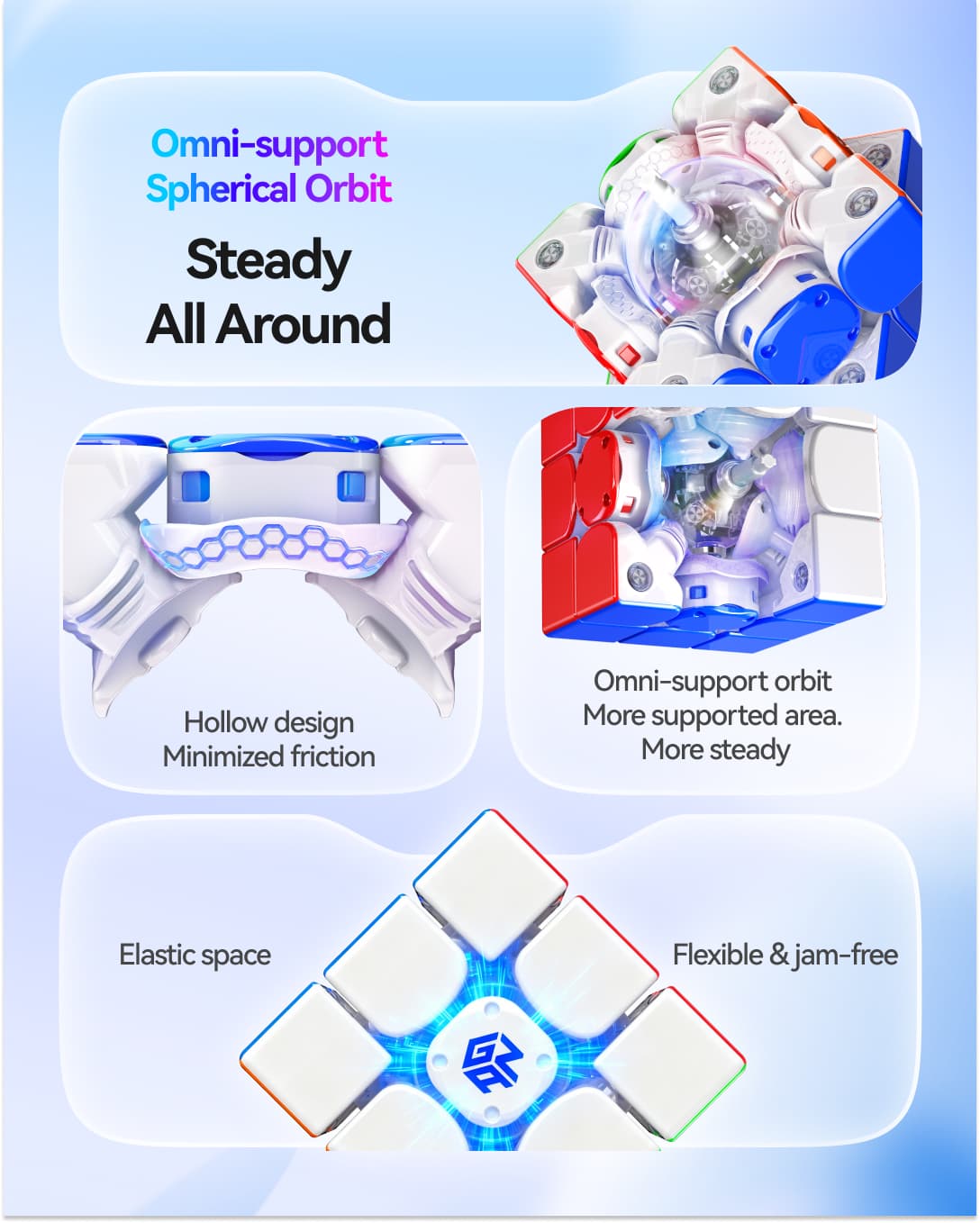 GAN i4 Leap Frosted - Stickerless image 93