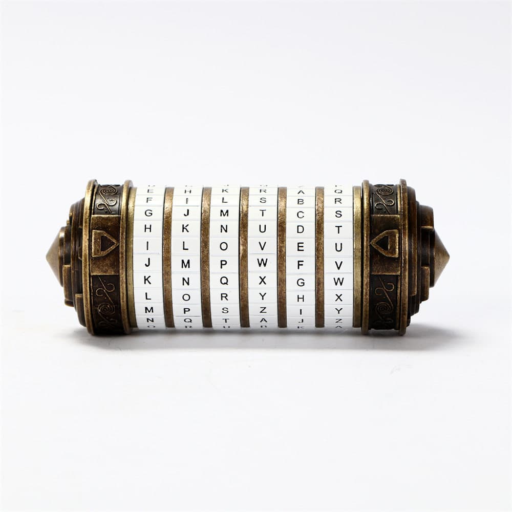 Cryptex Da Vinci Code Lock Puzzle - White image 3