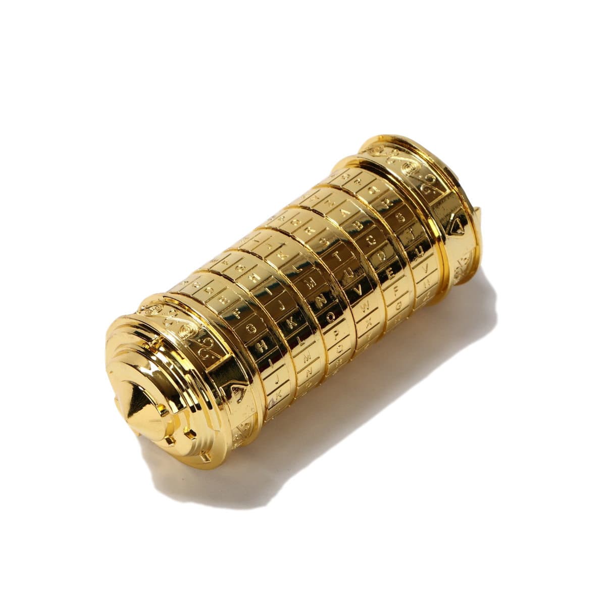 Cryptex Da Vinci Code Lock Puzzle - Golden image 4