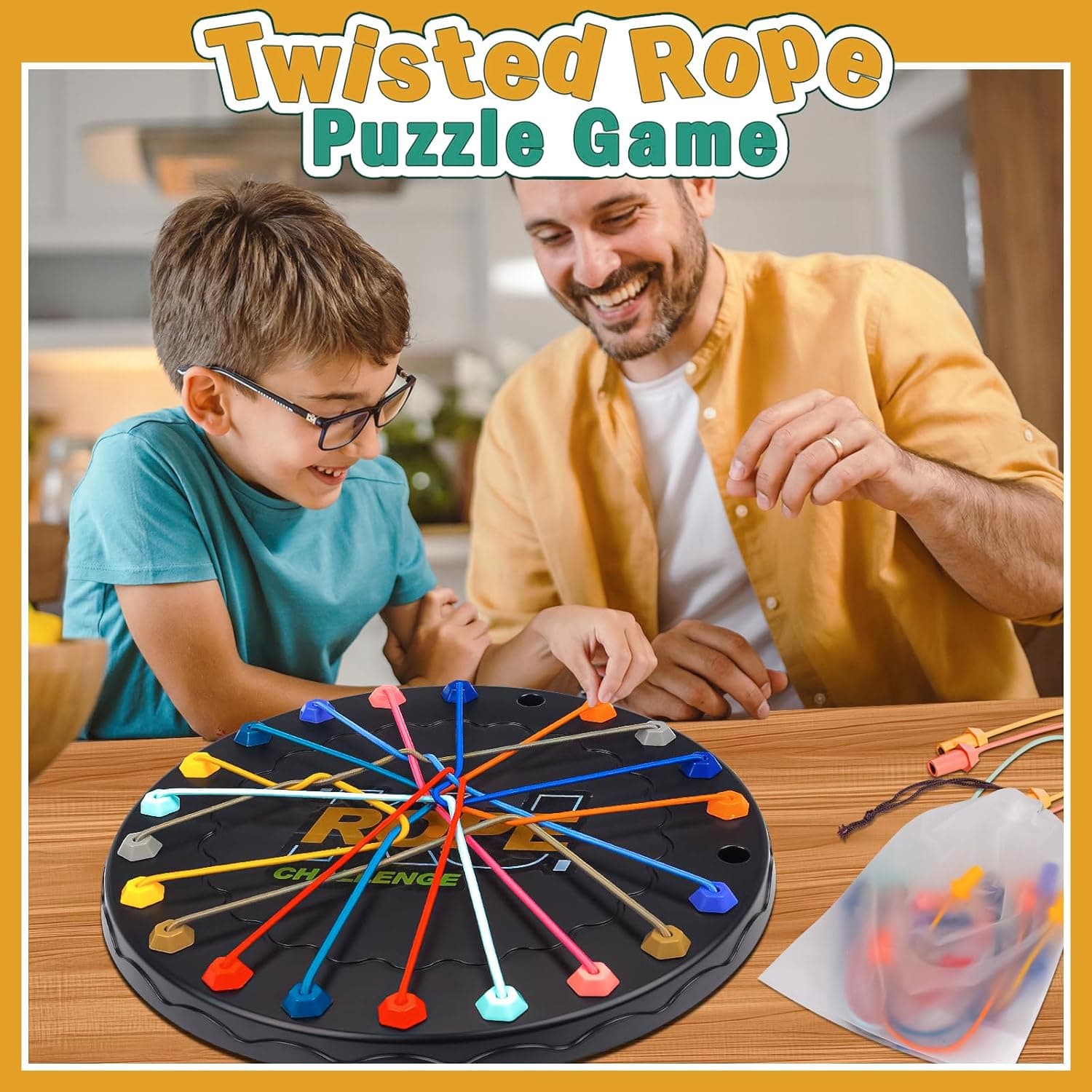 Rope Unite Challenge Board Game - Black image 10