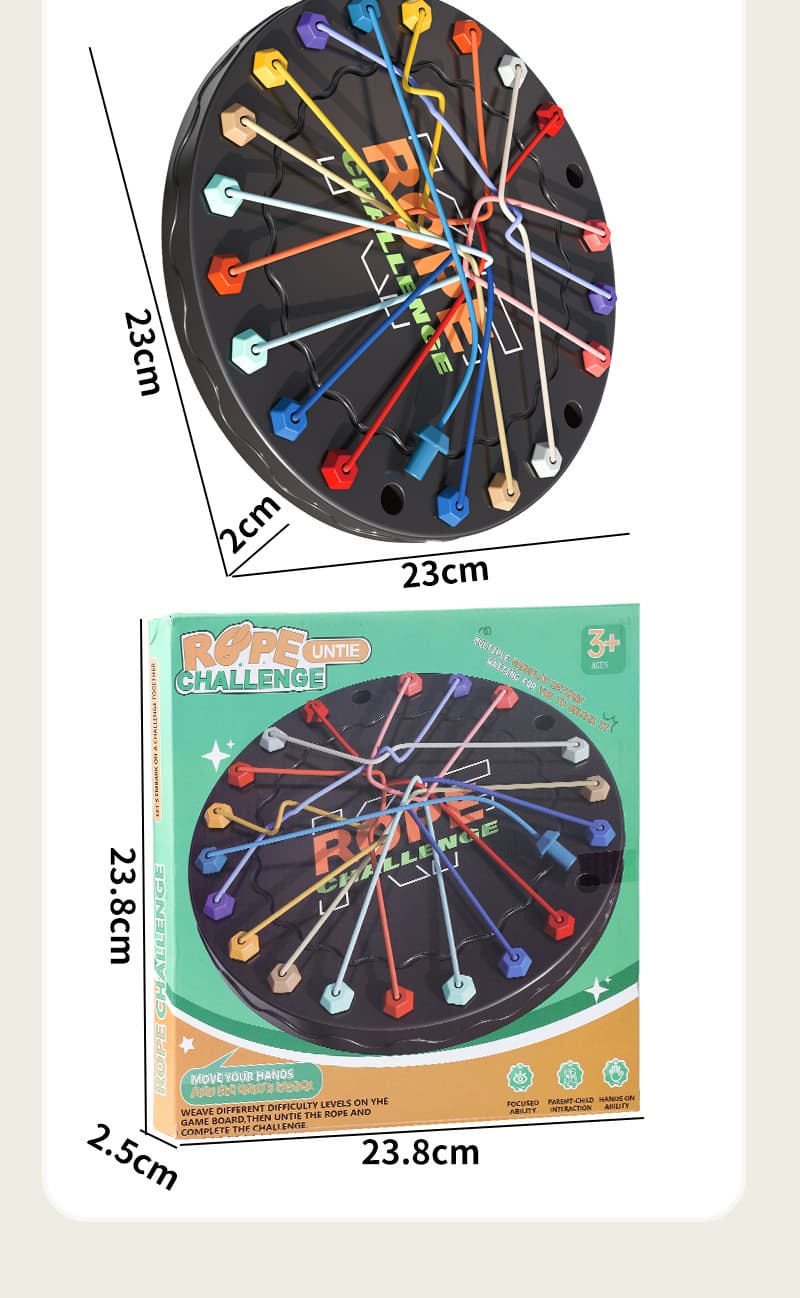 Rope Unite Challenge Board Game - Black image 15