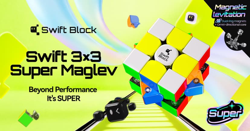 Swift 3x3 Super Maglev UV - Stickerless image 6