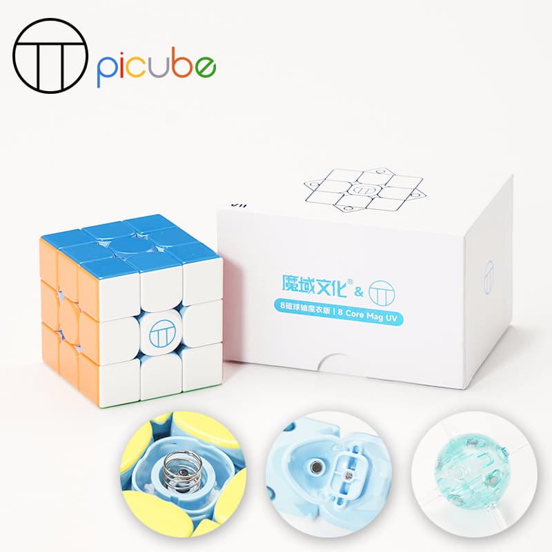 Picube WeiLong V11 SE (8M Ball Core + Spring + Edge Repul - Stickerless image 1