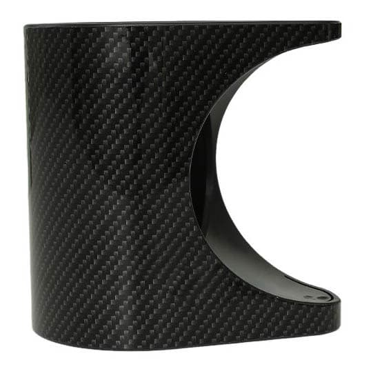 Cube-Stand Pen-Holder with carbon fiber stickers - Black image 1