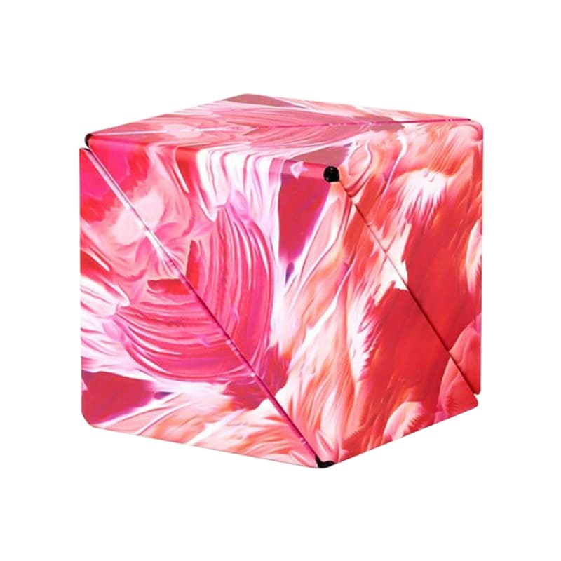 SengSo Magnetic Folding Cube - Purple Red image 1