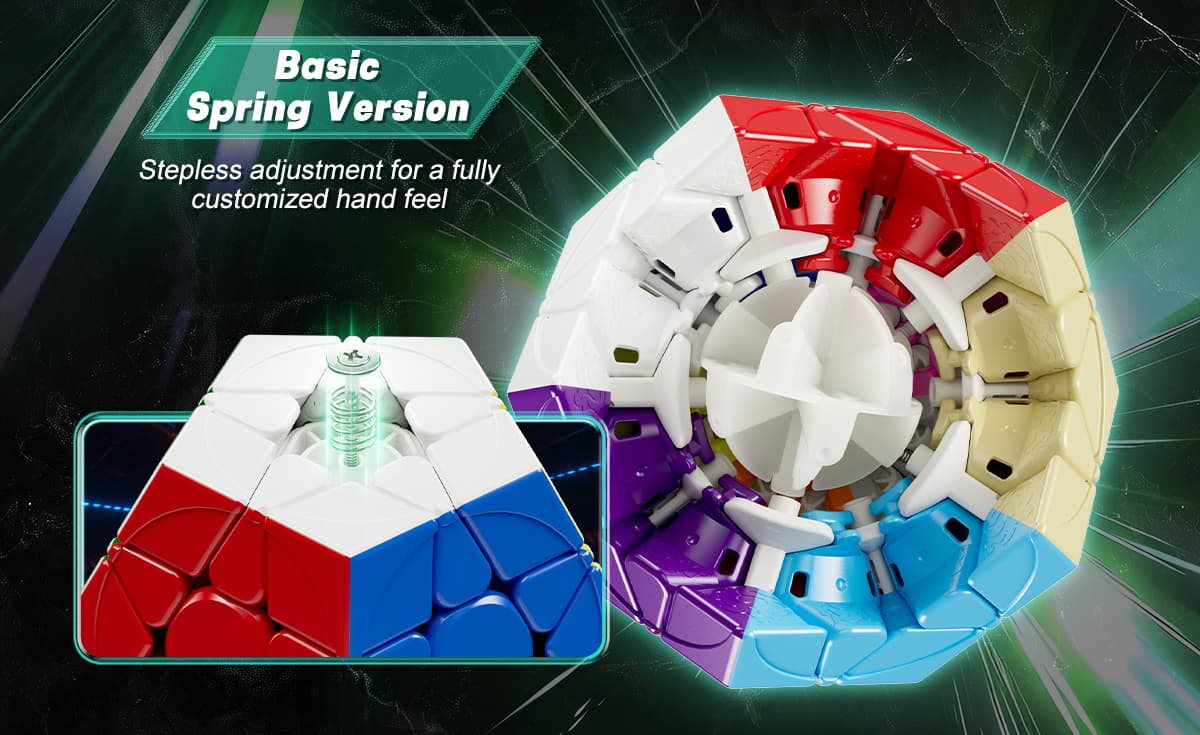 YJ YuHu Megaminx V3 Maglev Ball Core - Stickerless image 21