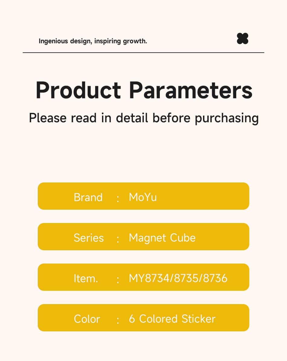 MoYu Magnetic 1x1 (27 pcs) - Black image 20