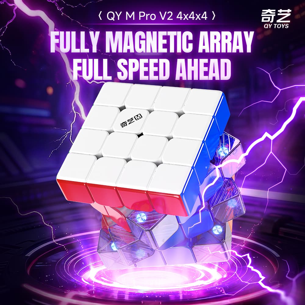 QiYi M Pro 4x4 V2 Ball Core UV - Stickerless image 3