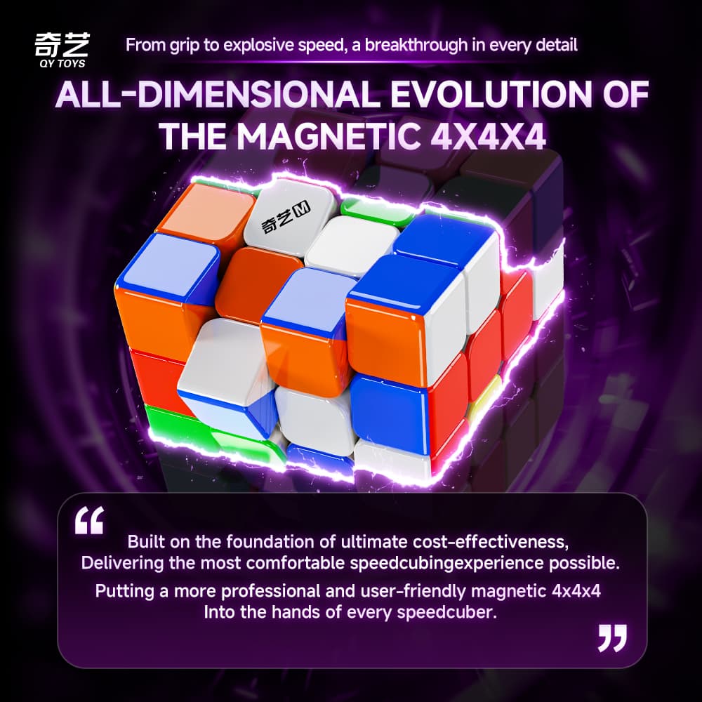 QiYi M Pro 4x4 V2 Ball Core UV - Stickerless image 4