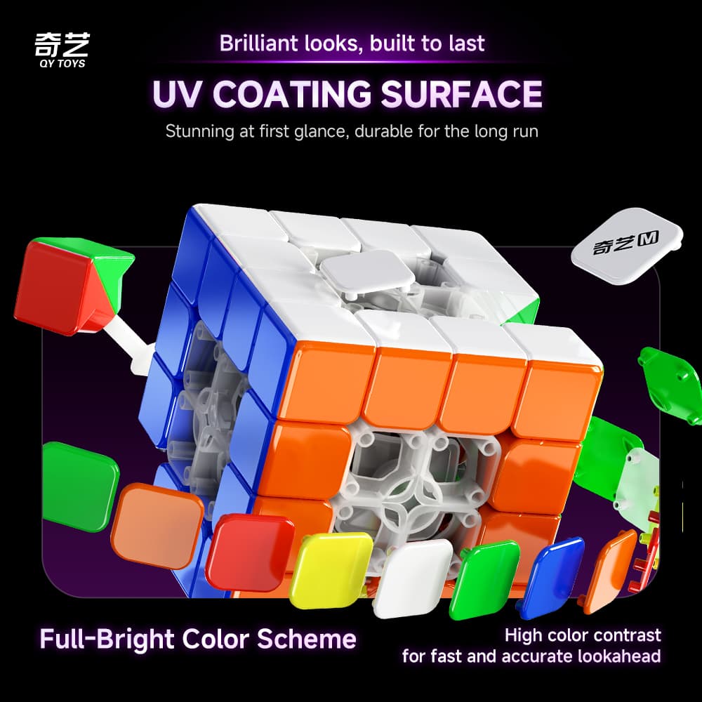 QiYi M Pro 4x4 V2 Ball Core UV - Stickerless image 8